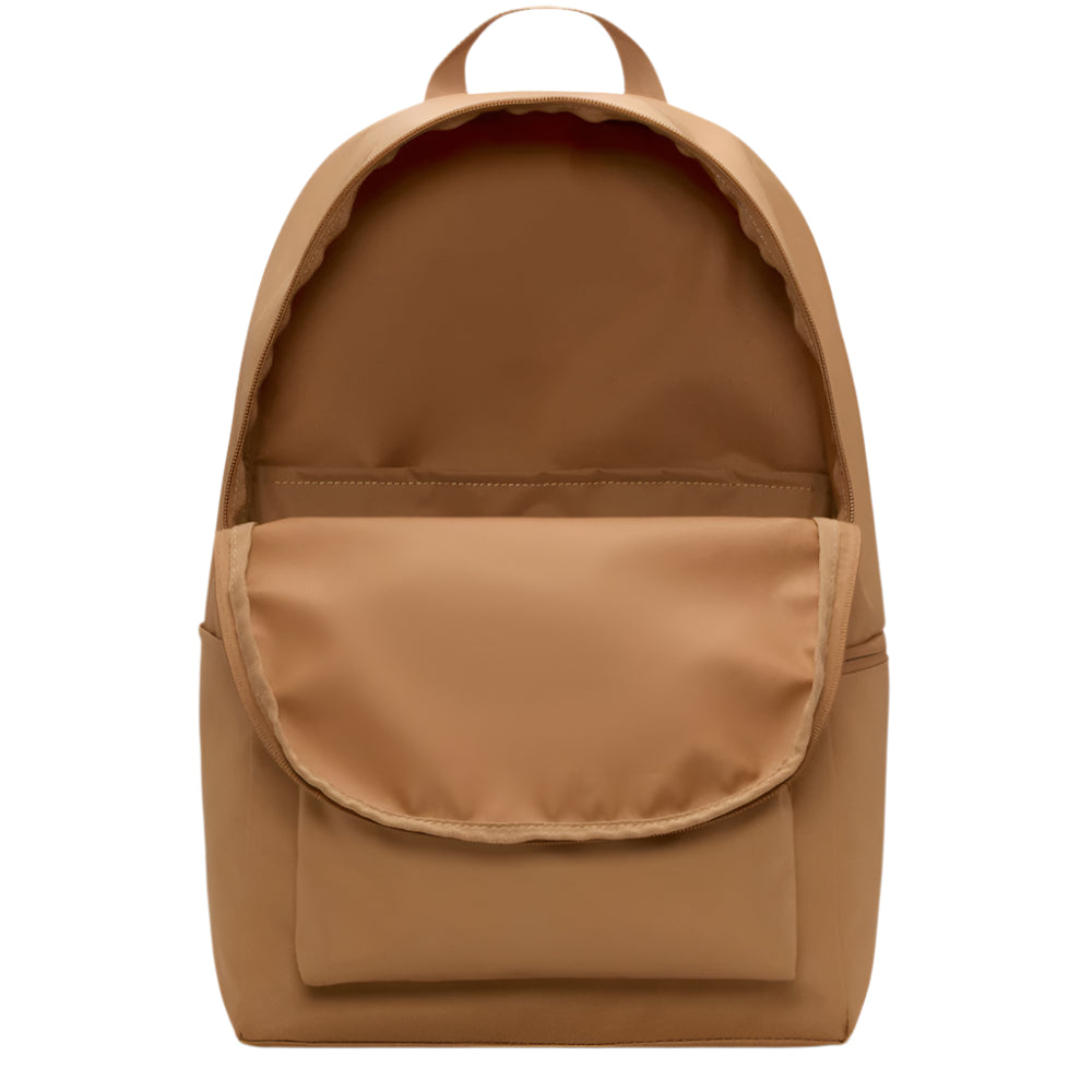 Image of the Main Pocket of the Heritage Backpack side in Flax