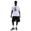 Full lifestyle image of the Sportswear Dunk Tee in White