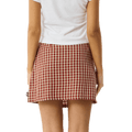 Austin - Recycled Check Mini Skirt - Womens