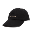 Afends Daylight panelled cap in black