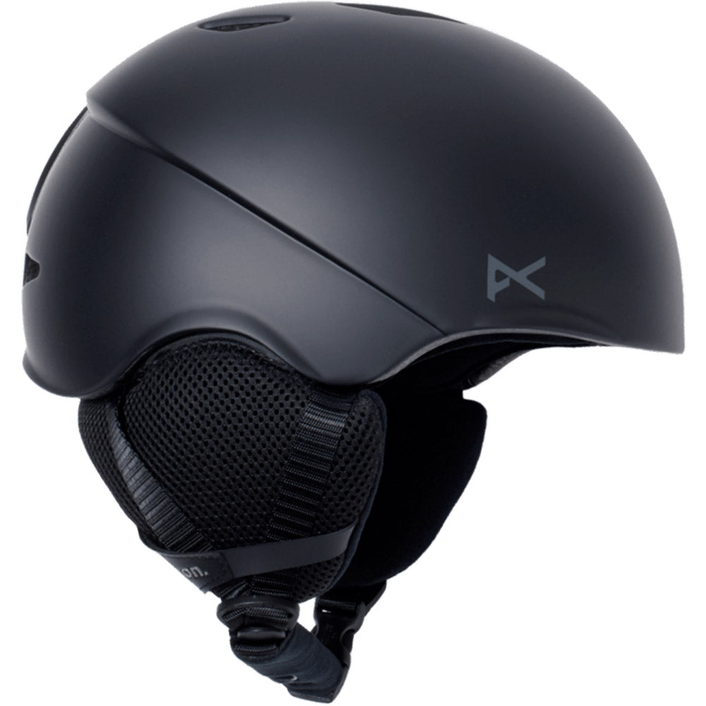 Anon Helo snow helmet, round fit in black