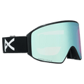 Main view of the Anon M4 Cylindrical Goggles in Black, Perceive Variable Blue lens, unisex model