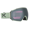 Main view of the Anon M4 Toric Goggles in Soft Sage, Perceive Sunny Onyx lens, unisex model