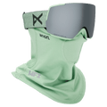 Face mask view of the Anon M5S Toric Low Bridge Goggles in Soft Sage, Perceive Sun Onyx lens, unisex model