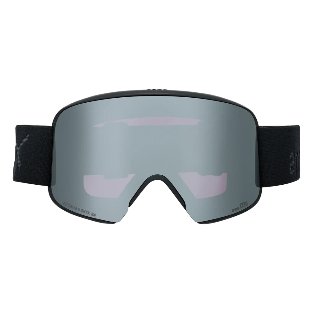 front view of Anon Goggles M6 Serie in Smoke with Percive Sunny Onyx