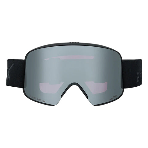 front view of Anon Goggles M6 Serie in Smoke with Percive Sunny Onyx
