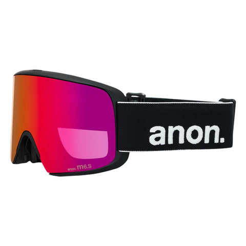 Anon Goggle M6 small Serie in Black with Percive Sunny Red lens