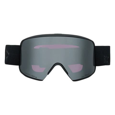front view of Anon Goggle M6 small Serie in Somke with Percive Sunny Onyx lens