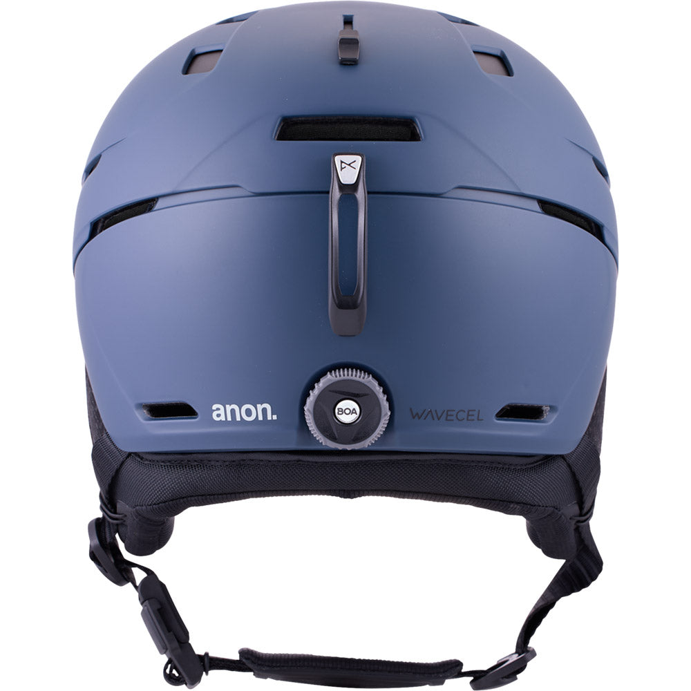 Back view of Anon Merak WaveCel Helmet in Nightfall
