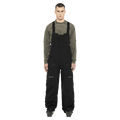 Front view of the Armada Coveted 3L Bib in Black colourway, men's model