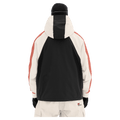 Back view of the Armada Gansett 2L Insulated Jacket in black, cream and faded rose colourway, unisex's model