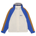 Main view of the Armada Gansett 2L Insulated Jacket in cream, dazzler and golden brown colourway, unisex's model