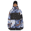 Front view of the Armada Grands 3L Jacket in acid house and black colourway, men's model