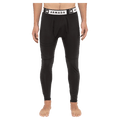 Front view of the Armada Hoopler Baselayer Bottom in Black colourway, unisex's model