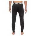 Back view of the Armada Hoopler Baselayer Bottom in Black colourway, unisex's model