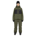 Full-body view of the Armada Kata 2L Jacket in Olive colourway, womens's model