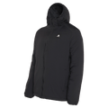 Side view of the Armada Locator Stretch Insulator in black colourway, unisex's model