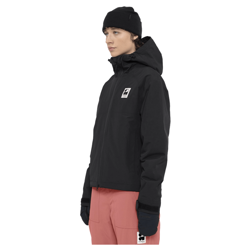 Side view of the Armada Nylie 2L Insulated Jacket in Black colourway, women's model