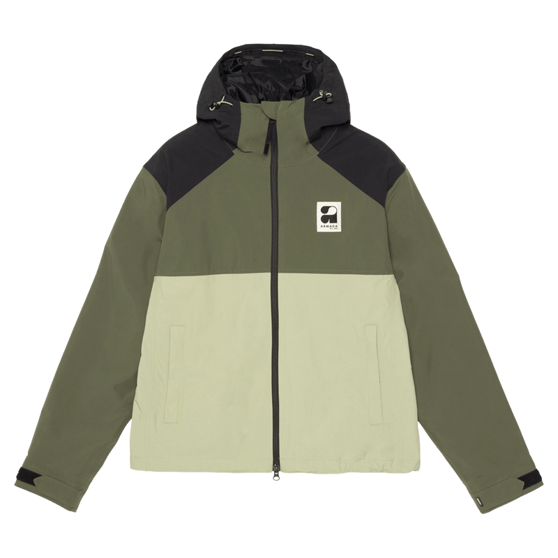 Main view of the Armada Nylie 2L Insulated Jacket in Olive colourway, women's model