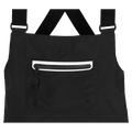 Chest view of the Armada Pascore 2L Bib in Black colourway, women's model