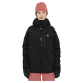 Front view of the Armada Pavara 3L Jacket in Black colourway, women's model