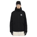 Front view of the Armada Reedy 2L Jacket in Black colourway, men's model