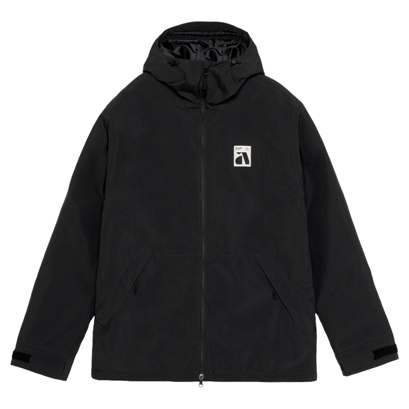 Main view of the Armada Reedy 2L Jacket in Black colourway, men's model