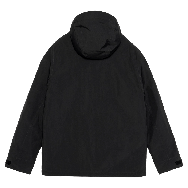 Back view of the Armada Reedy 2L Jacket in Black colourway, men's model