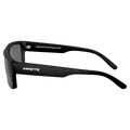 Side view of the Arnette Phoxer Sunglasses in Matte Recycled Black, Polar Dark Grey lens, unisex model