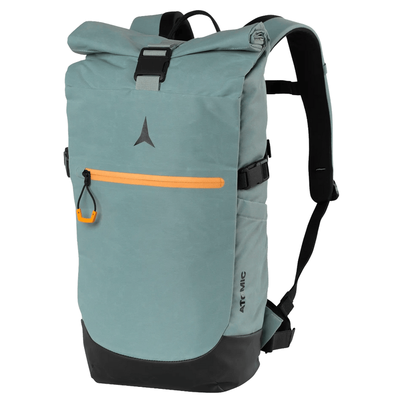 Main view of the Atomic Daypack Backpack in Green colourway, unisex model