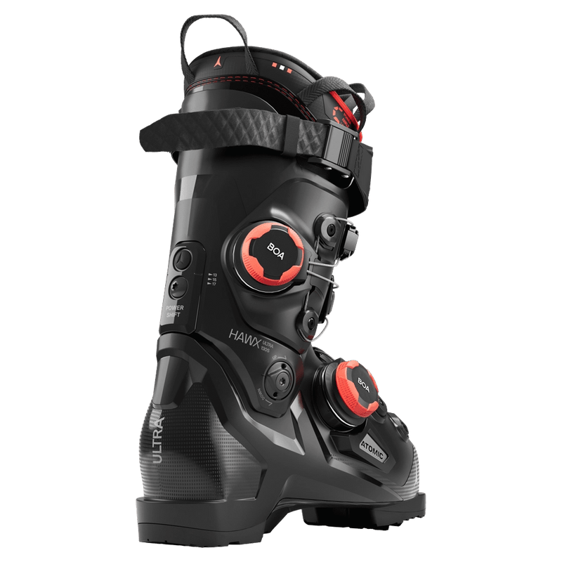 Back view of the Atomic HAWX ULTRA 130 S DUAL BOA Ski Boots, 26/27 unisex's model