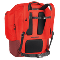 Back view of the Atomic RS Heated Boot Bag in Red colourway, unisex model
