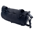 Back view of the Azur Handle Roll Bag in Black colourway, unisex model
