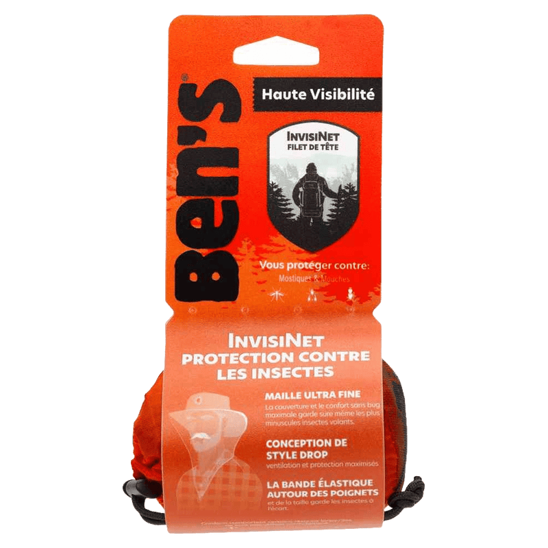 Main view of the Ben InvisiNeT Head Net in Black colourway, unisex model