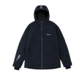 Main view of the Beyond Medals Fullzip 2L snowboard Jacket in Black colourway, unisex's model