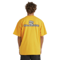 Back view of the Billabong Spec Dotcom Shirt in Yellow colourway, men's model.