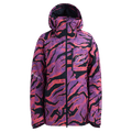 Main view of the Burton AK Embark Snowboard Jacket in Slash Multi colourway, women's model
