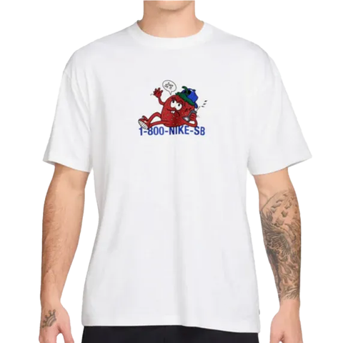Front image of the Nike SB Tee in White