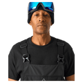 Close view of the DC Brigade BIB in Black colourway, men model