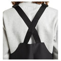 Detail view of the DC Docile BIB in Black colourway, unisex model