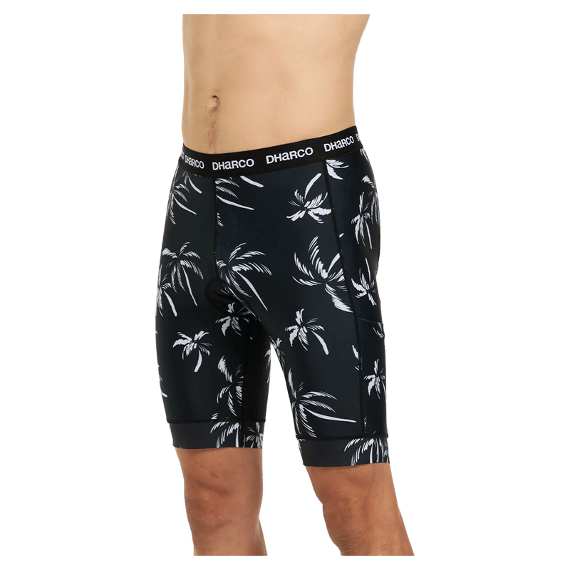 Back view of man in the Dharco Padded Bike Party Pants in colour Bowen.