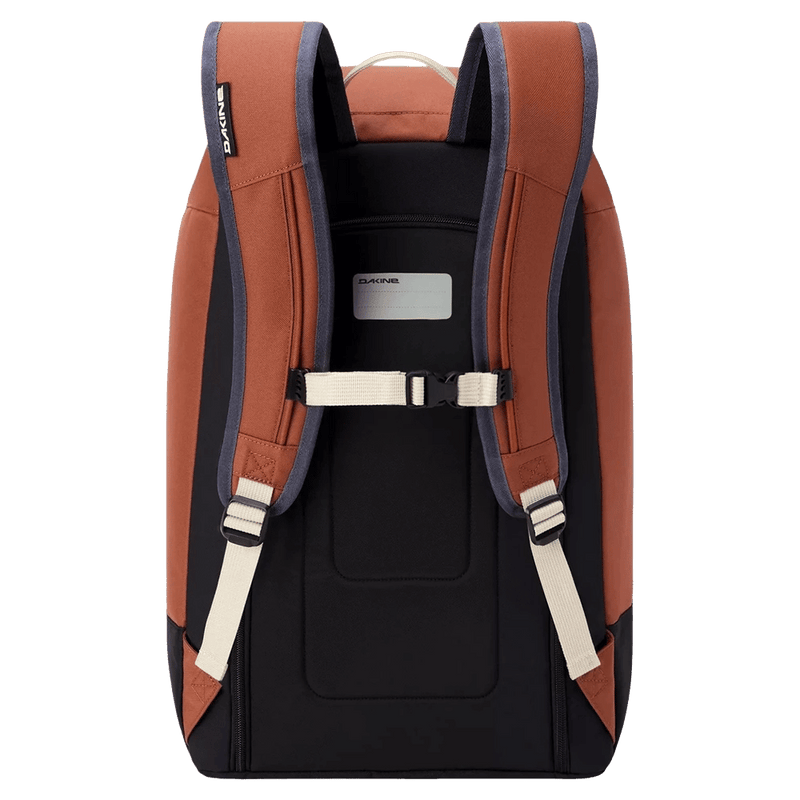 Back view of the Dakine Boot Pack 50L in Spice colourway, unisex's model