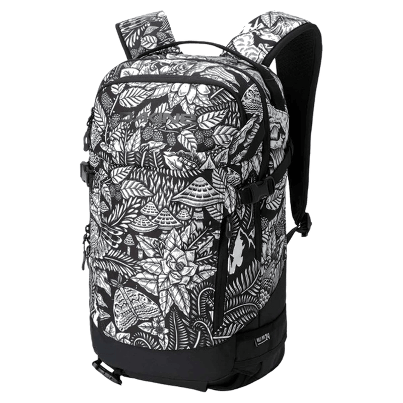 Main view of the Dakine Heli Pro 24L Backpack in Kingdom Black colourway, unisex's model