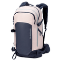 Main view of the Dakine Poacher 30L Backpack in Lilac colourway, unisex's model