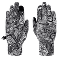 Pair view of the Dakine Rambler Glove Liner in Kingdom Black colourway, women's model