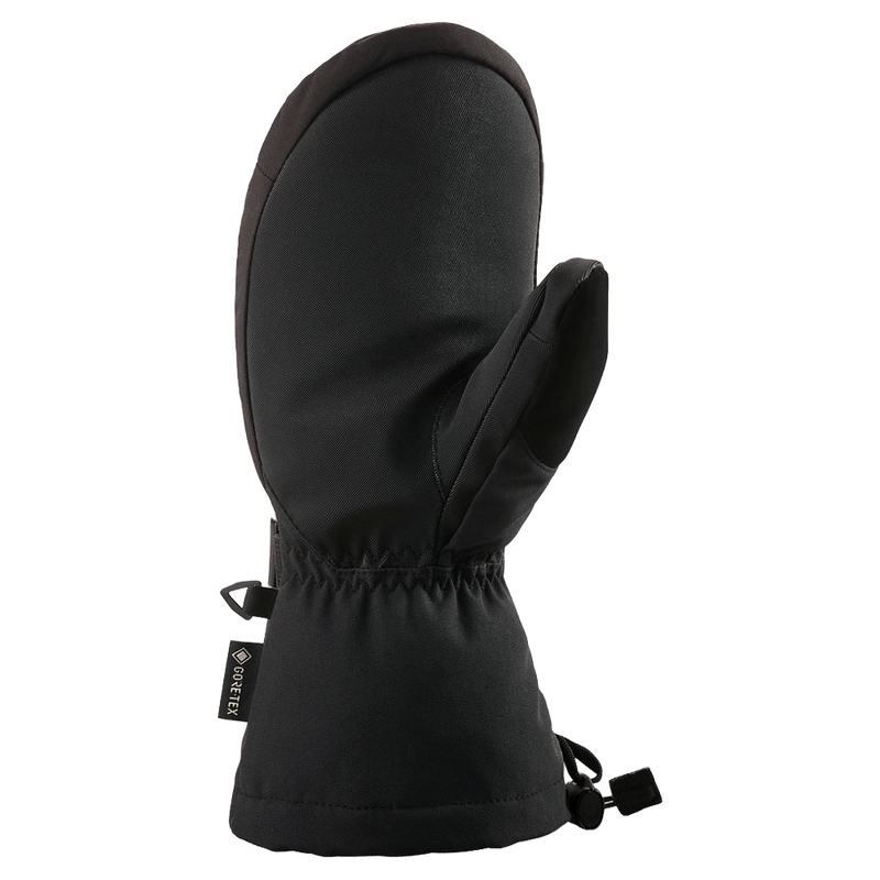 Palm view of the Dakine Sequoia Mitts in Black colourway, women model