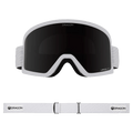 Front view of the Dragon DX3 Plus Goggles in BLIZZARD colourway, unisex's model