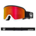 Main view of the Dragon DX3 Plus Goggles in NOUVEAU BLACK colourway, unisex's model