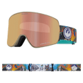 Main view of the Dragon NFX2 Goggle in KIMMY FASANI SIGNATURE 26 colourway, unisex's model