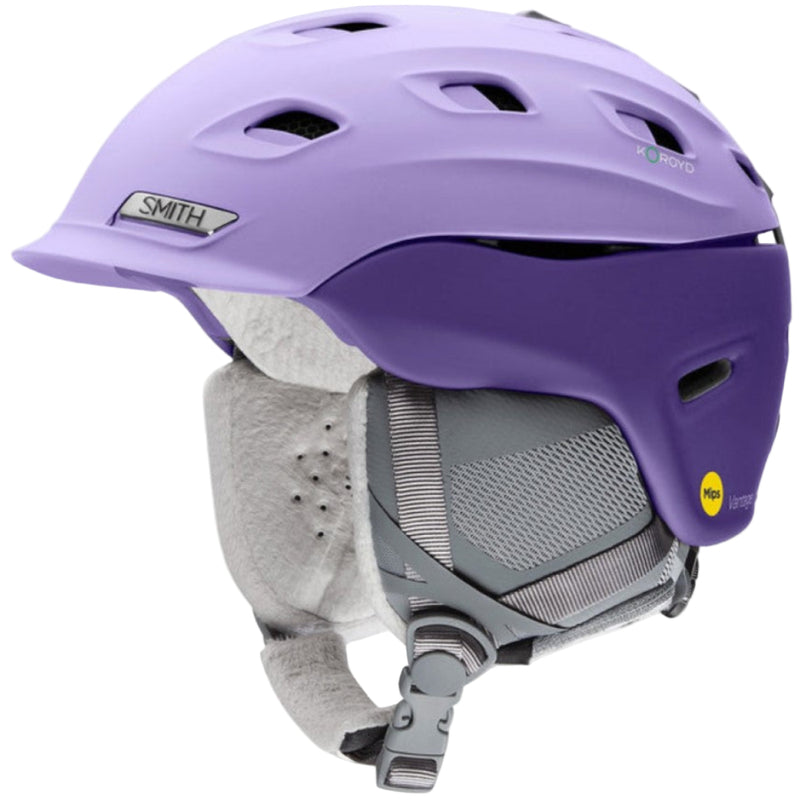 Smith Vantage snow Helmet in Matte Peri Dust featuring MIPS protection, BOA fit system, active ventilation and audio system compatible